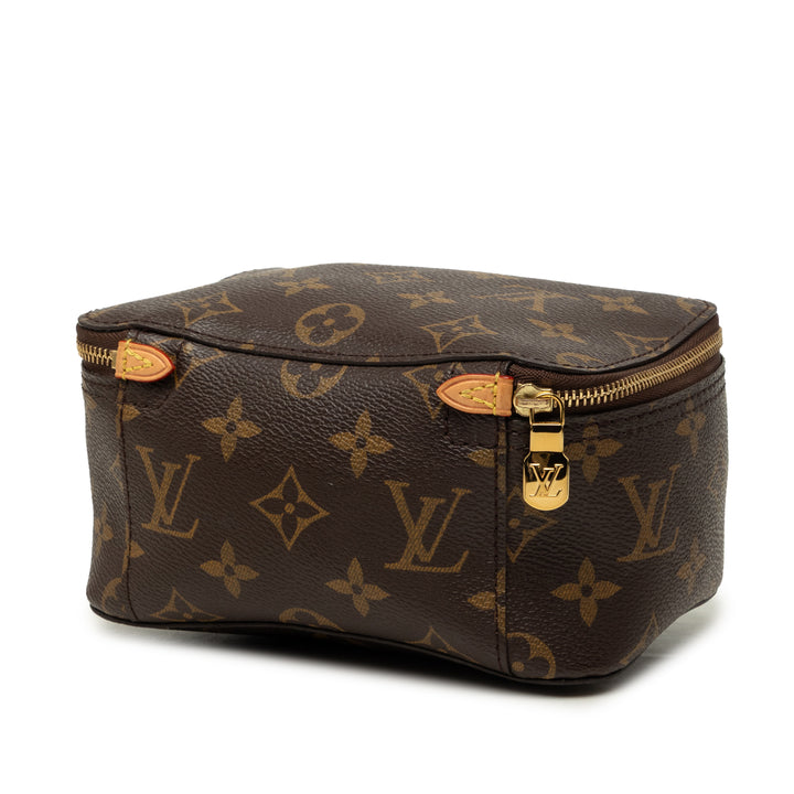 Cube Rangement PM Monogram Marron