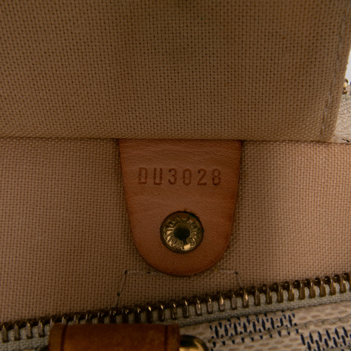 Louis Vuitton Damier Azur Speedy 35 Blanc