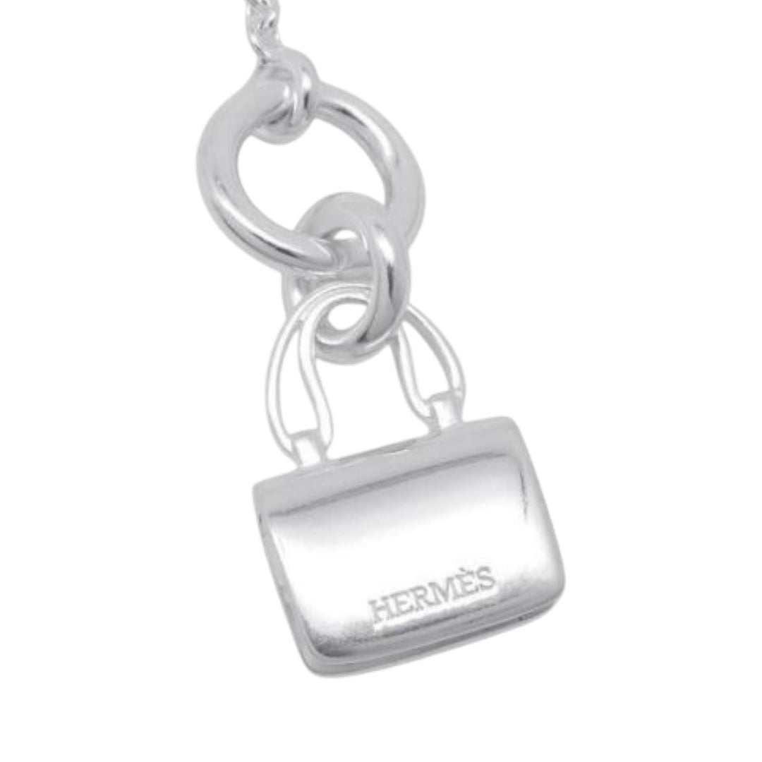 Hermès Sterling Argenté Amulettes Constance Bracelet Argenté