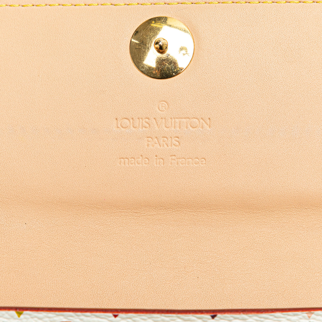 Monogram Multicolore Sarah Long Wallet White - Gaby Paris