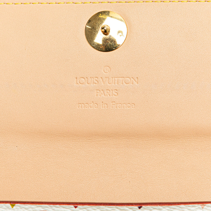 Monogram Multicolore Sarah Long Wallet White - Gaby Paris