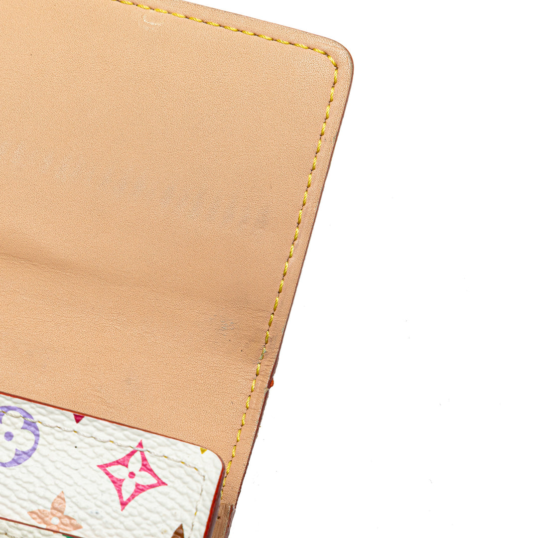 Monogram Multicolore Sarah Long Wallet White - Gaby Paris