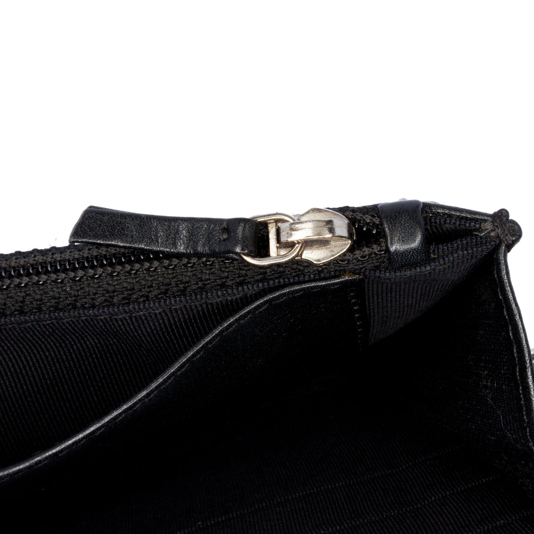 Chanel CC Matelassé Cuir verni Wallet on Chain