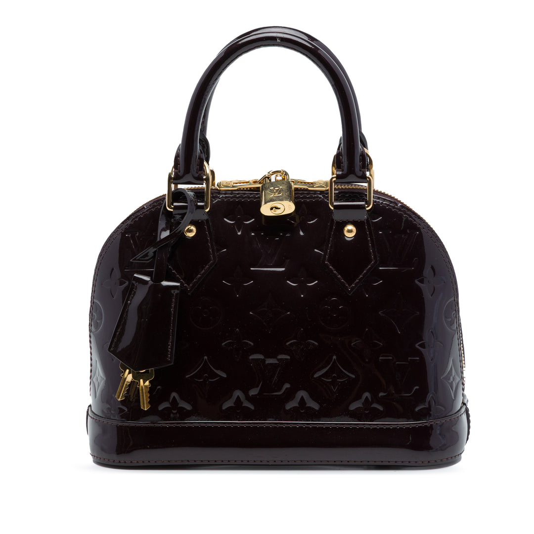 Alma BB Cuir verni Monogram Violet