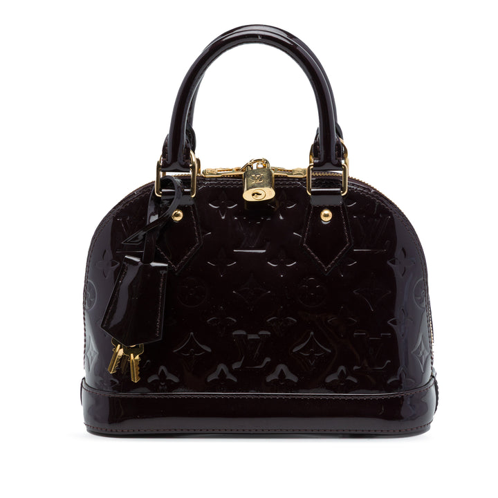 Alma BB Cuir verni Monogram Violet