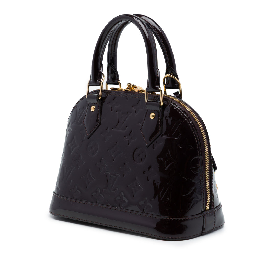 Alma BB Cuir verni Monogram Violet