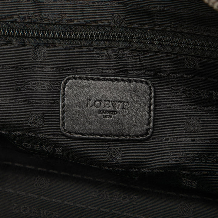 LOEWE Métallisé Goatskin Amazona 28 Marron