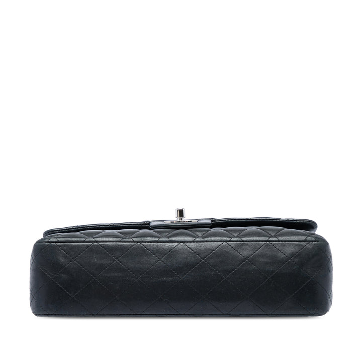 Chanel Classic Double rabat Moyen Cuir d'agneau Noir – vue 3 – GABY PARIS