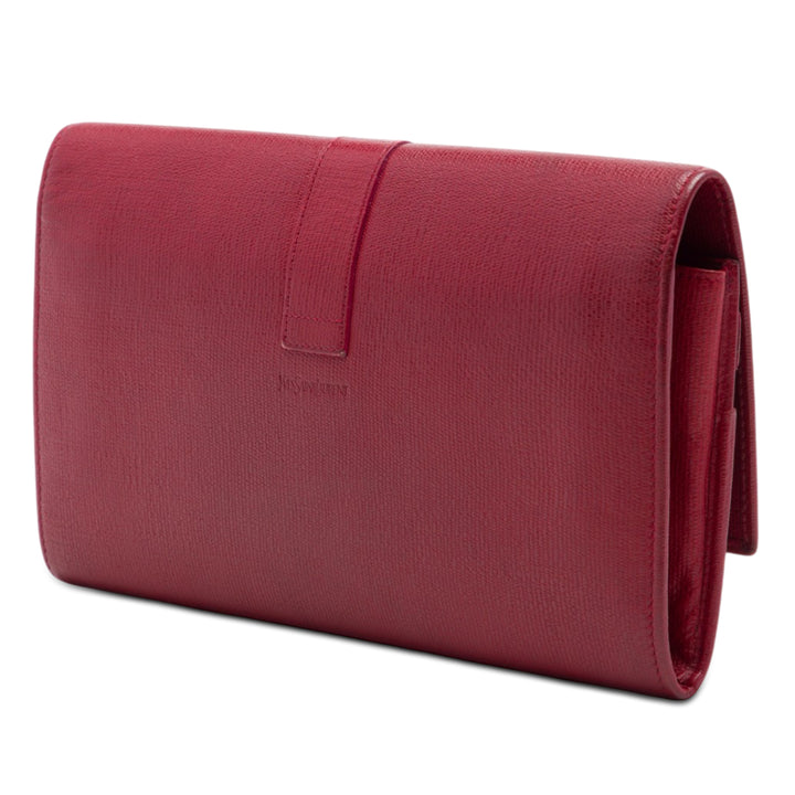 Saint Laurent Texturé Chyc Ligne Pochette Cuir