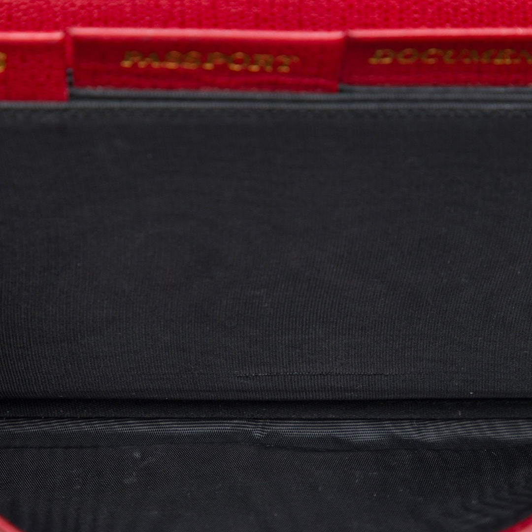 Saint Laurent Texturé Chyc Ligne Pochette Cuir
