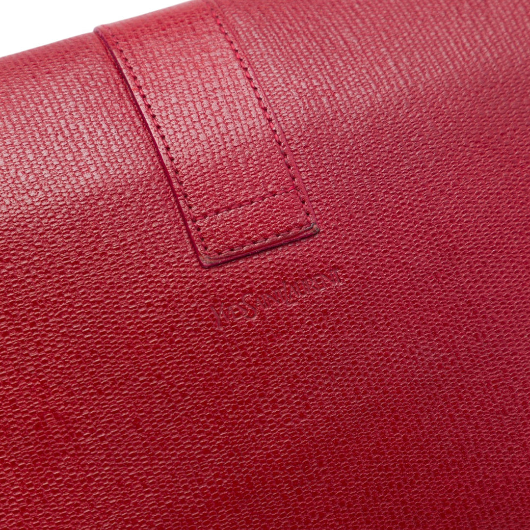 Saint Laurent Texturé Chyc Ligne Pochette Cuir