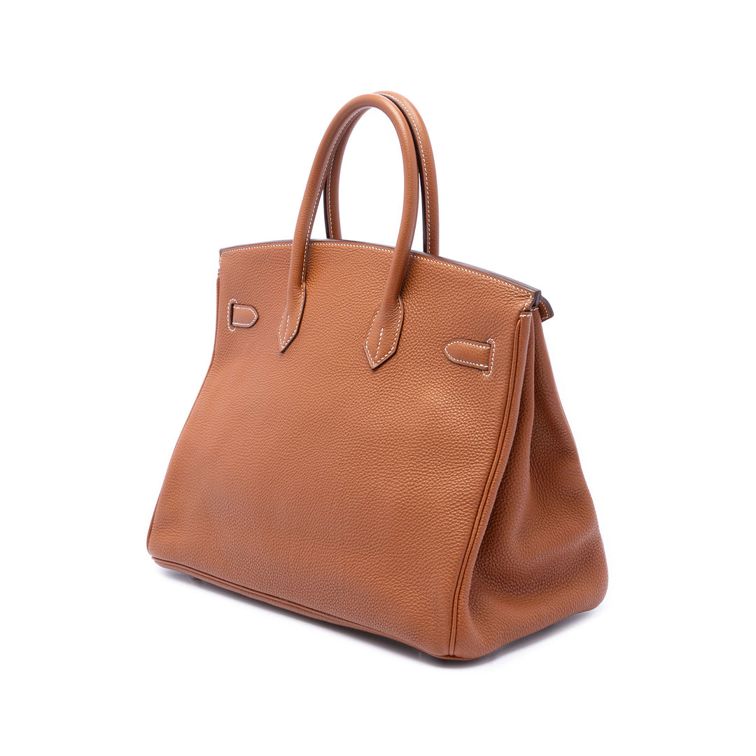 Hermès Birkin Retourne 35 Togo Marron – vue 2 – GABY PARIS