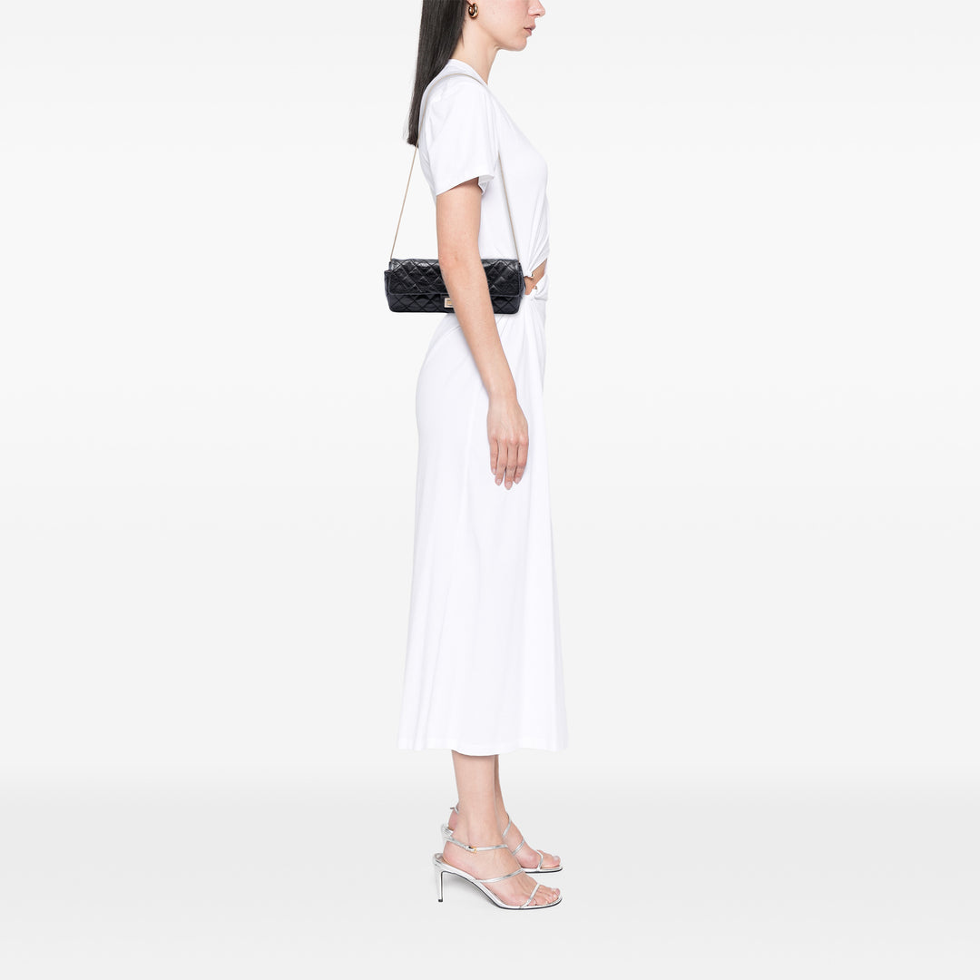 Chanel Matelassé Glazed Cuir de veau Reissue 2.55 East West à rabat