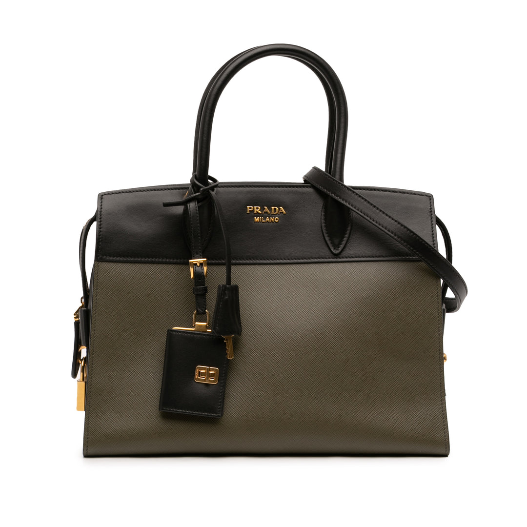Prada Saffiano And City Veau Esplanade Sac