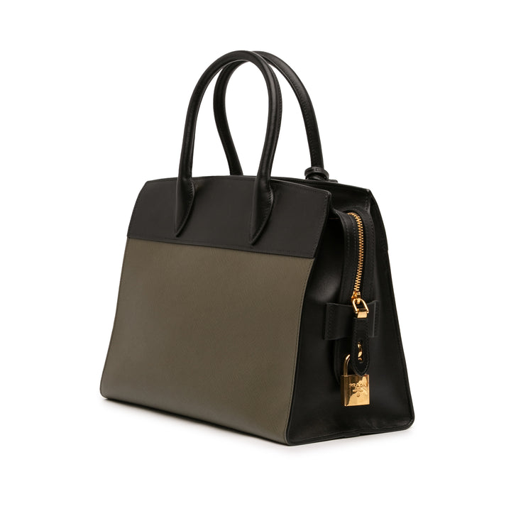 Prada Saffiano And City Veau Esplanade Sac
