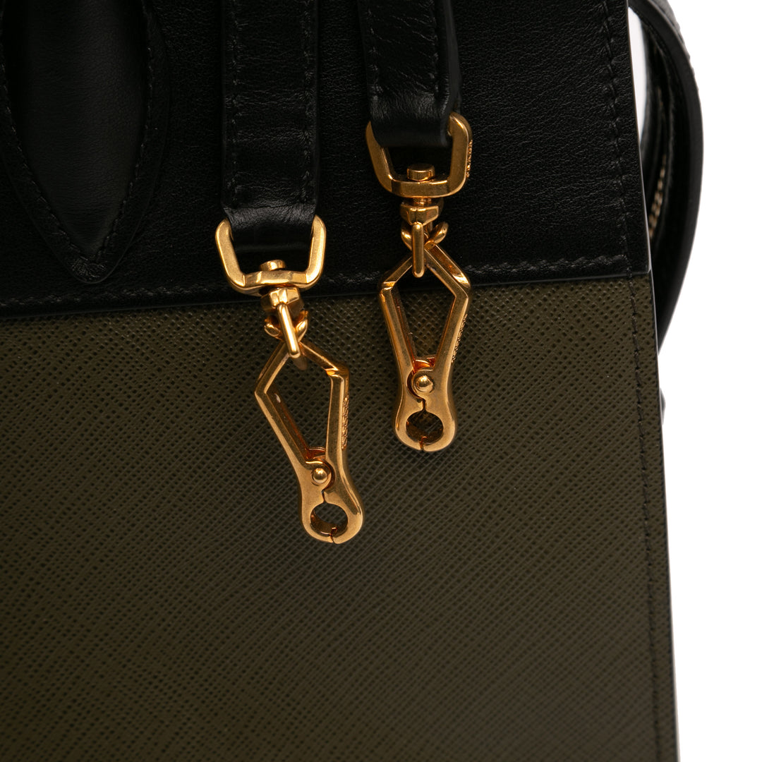 Prada Saffiano And City Veau Esplanade Sac