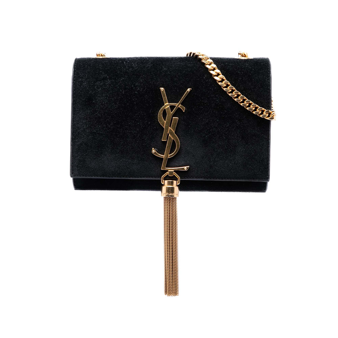 Saint Laurent Kate Pompon Sac Petit Noir