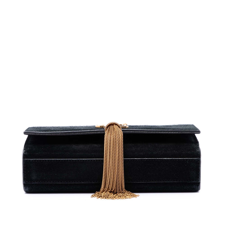 Saint Laurent Kate Pompon Sac Petit Noir
