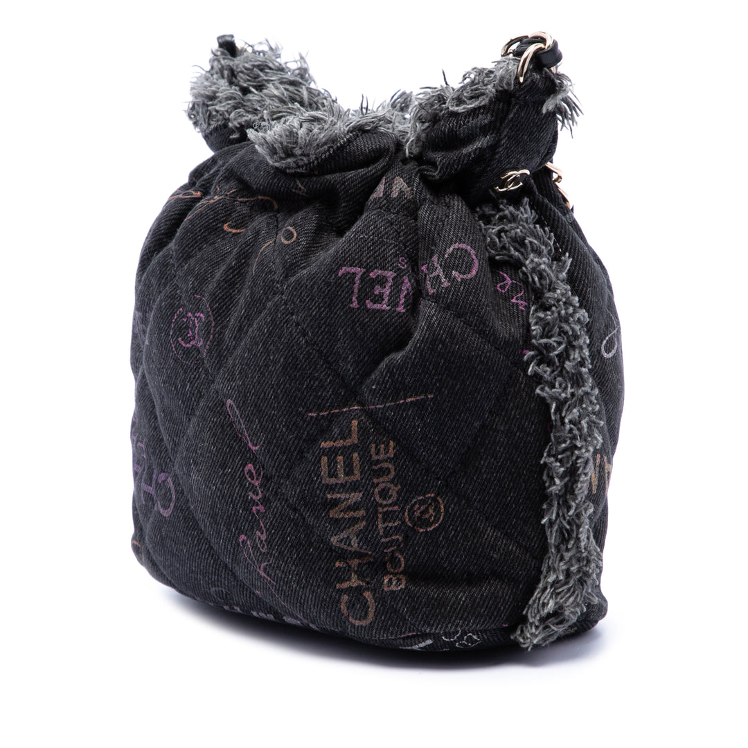Chanel Mood Seau avec chaîne Petit Jean Gris