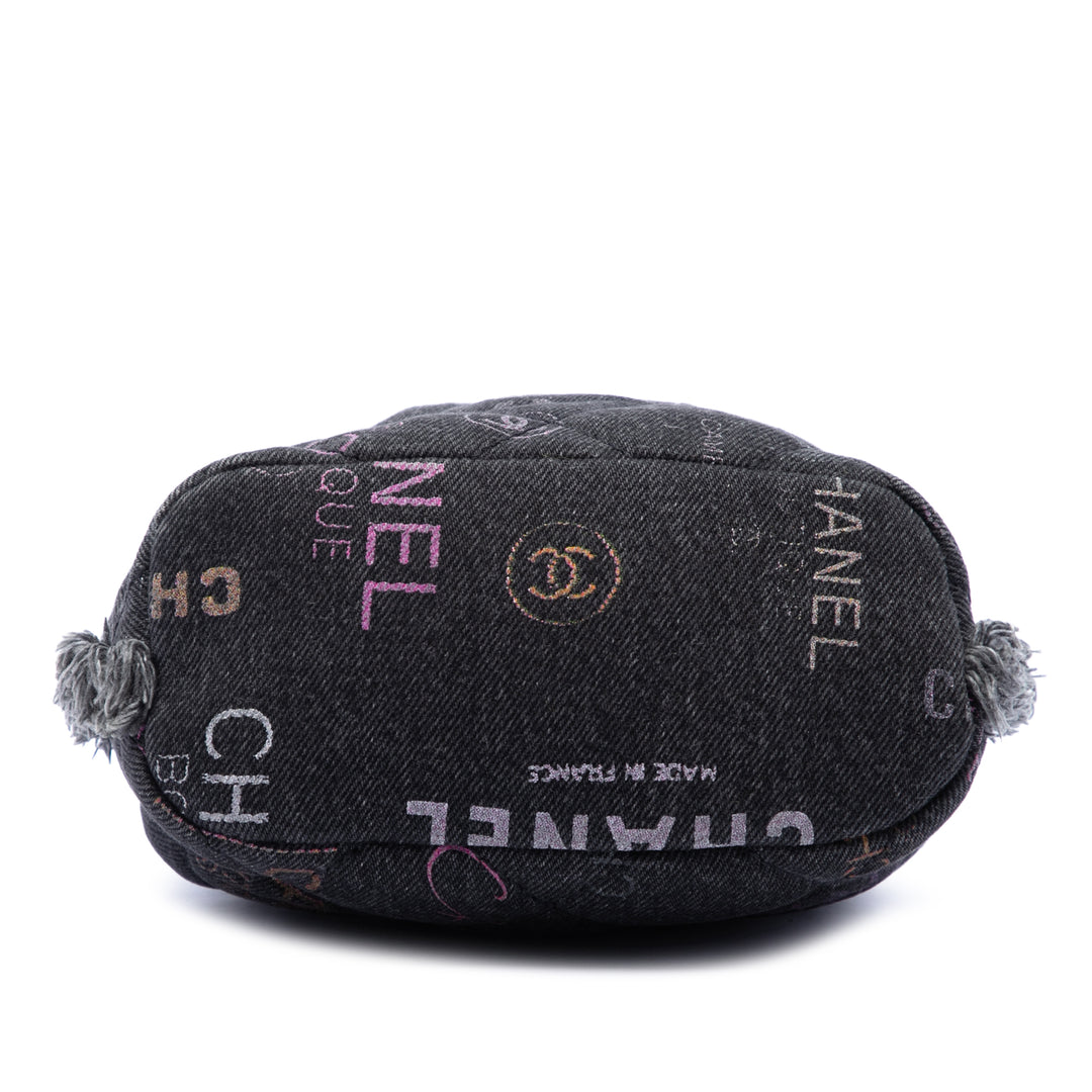 Chanel Mood Seau avec chaîne Petit Jean Gris