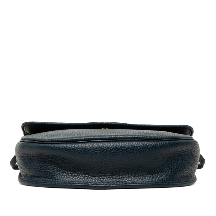 grainé Sac Cuir de veau grainé Bleu