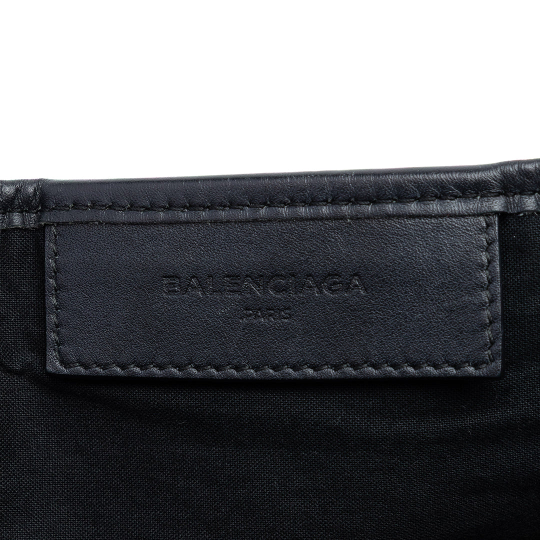 Balenciaga Toile Striped Cabas S