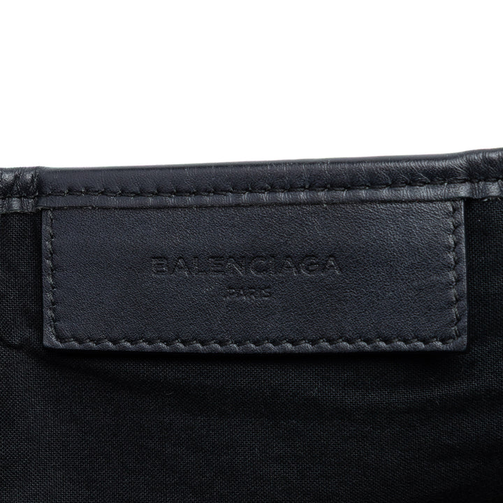 Balenciaga Toile Striped Cabas S