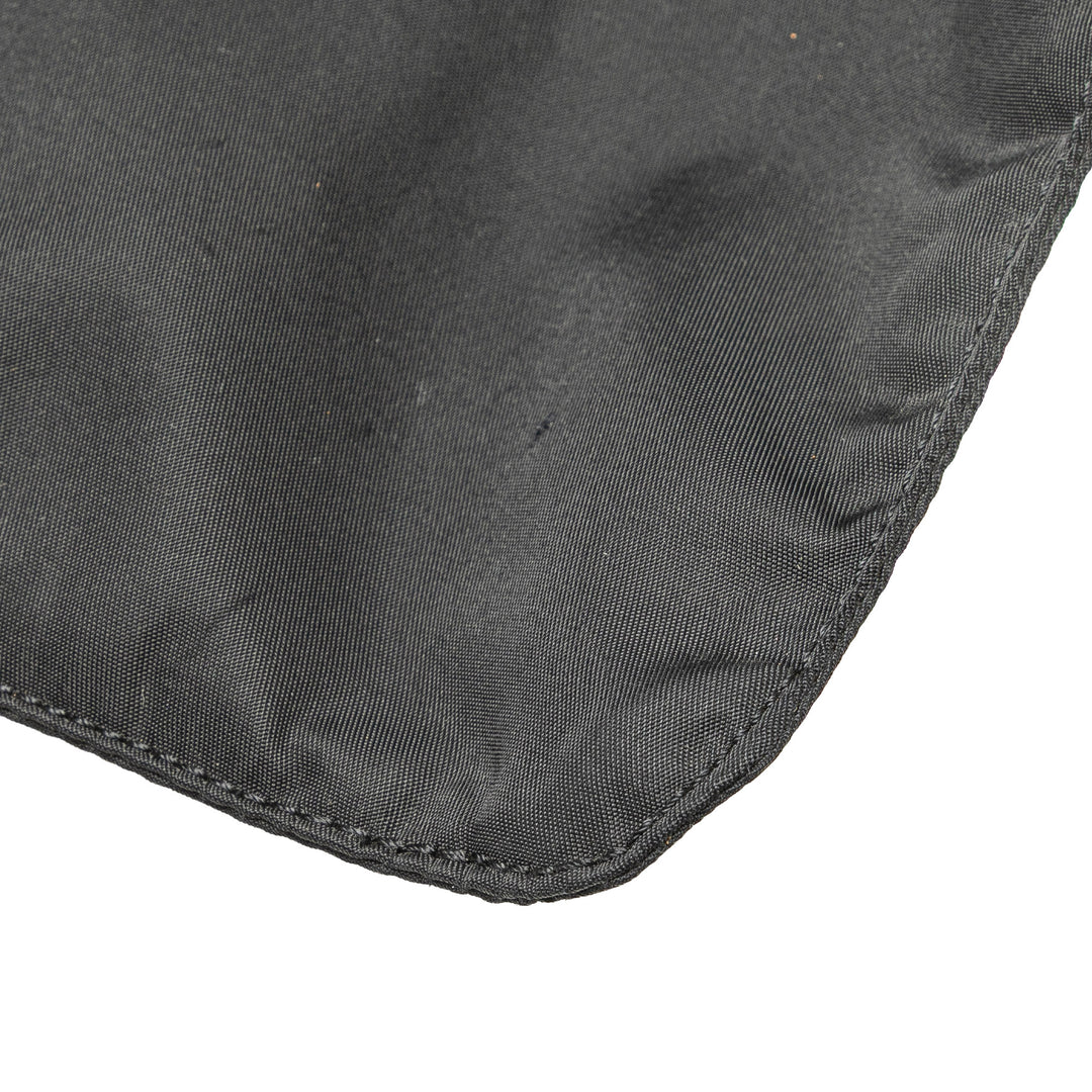 Prada Tessuto Zip Top Sac porté croisé Noir