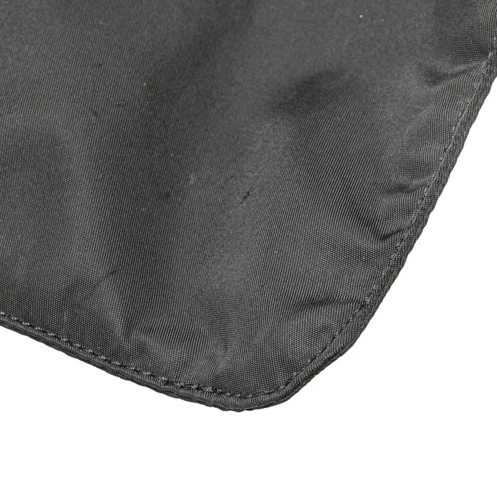 Prada Tessuto Zip Top Sac porté croisé Noir