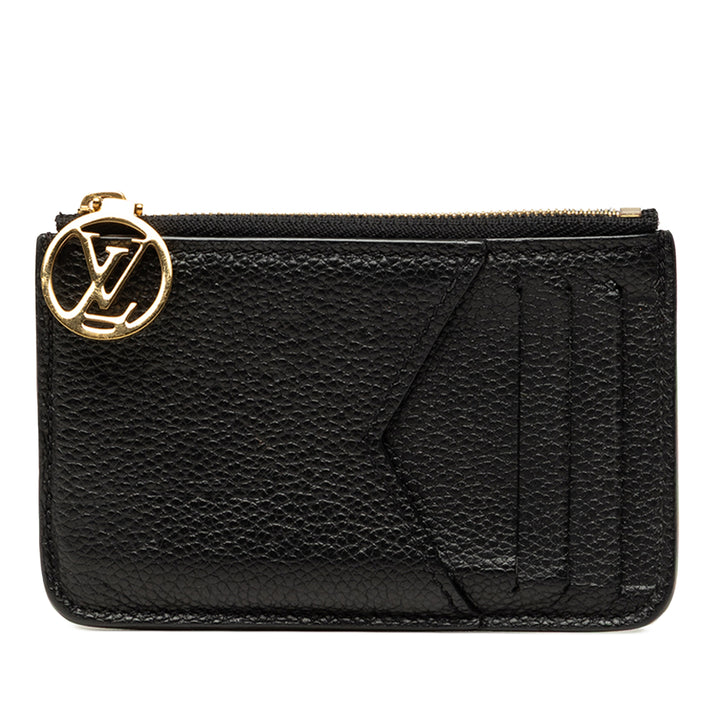 Romy Porte-cartes Monogram Empreinte Noir