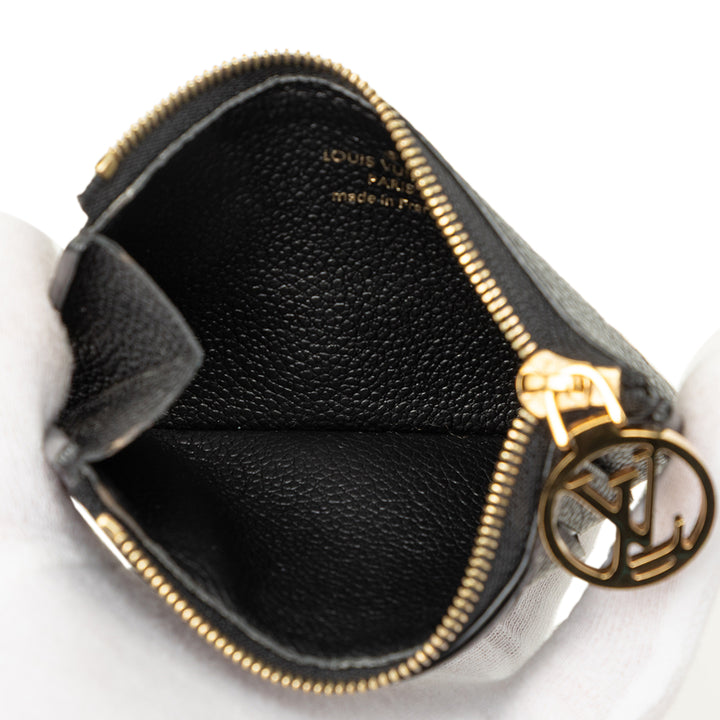 Romy Porte-cartes Monogram Empreinte Noir