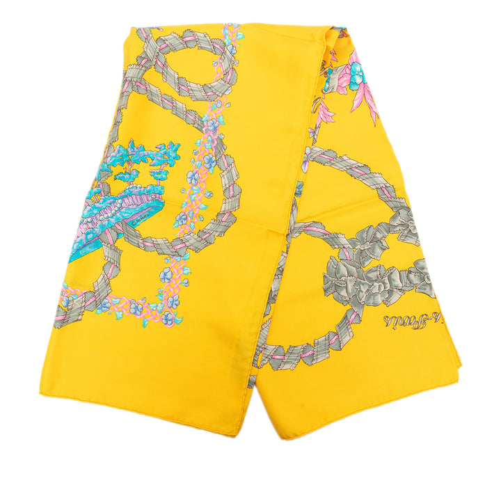 Hermès Le Sacre du Impriméemps Foulard 90 Multi Soie
