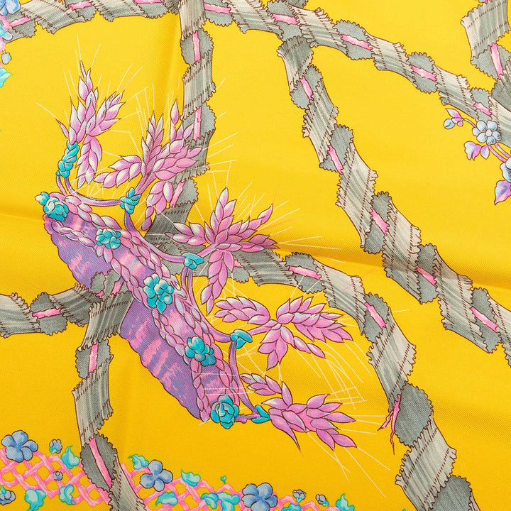 Hermès Le Sacre du Impriméemps Foulard 90 Multi Soie