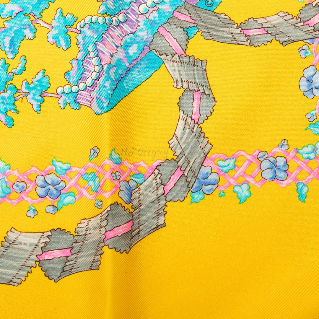 Hermès Le Sacre du Impriméemps Foulard 90 Multi Soie