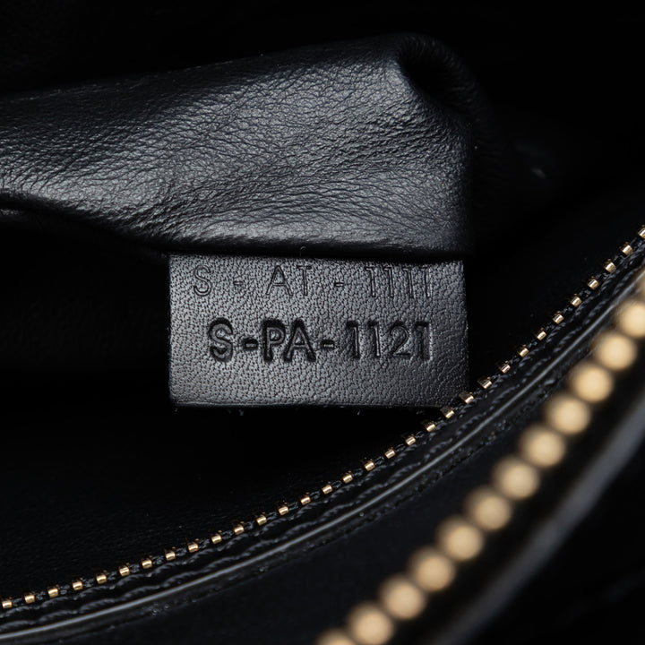 Celine Mini Bicolor Toile et Cuir Luggage Cabas