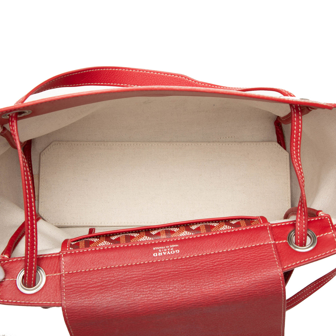 Goyard Rouette Souple PM Goyardine Rouge – vue 4 – GABY PARIS