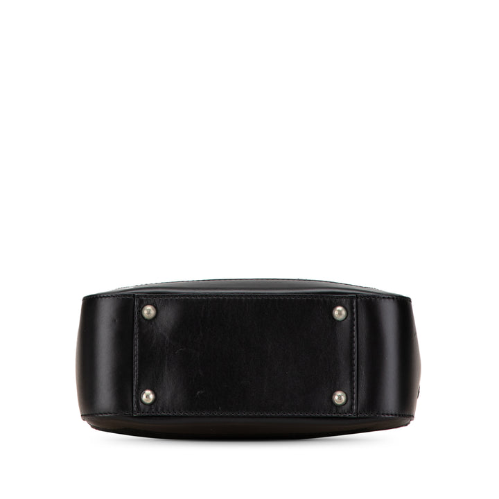C Macadam Canvas Handbag Black - Gaby Paris