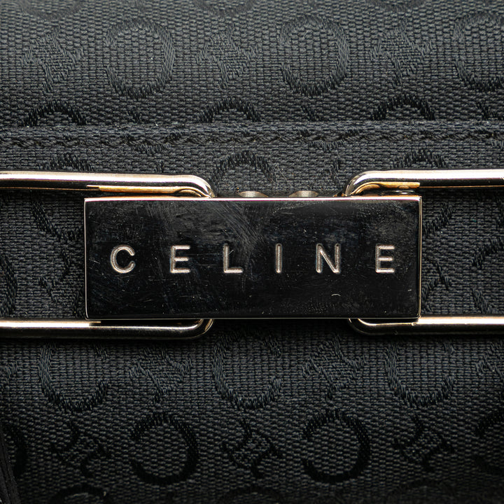 C Macadam Canvas Handbag Black - Gaby Paris