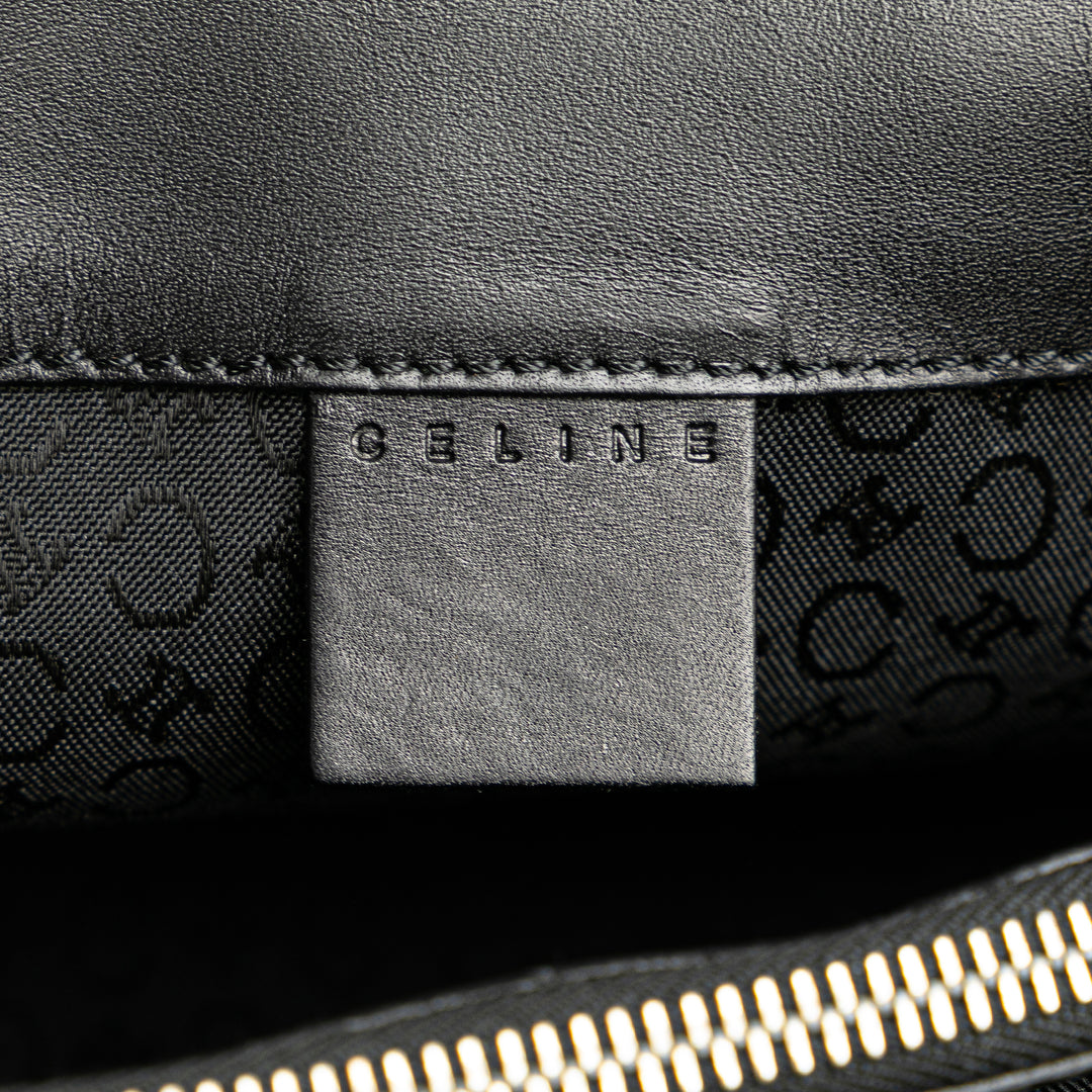 C Macadam Canvas Handbag Black - Gaby Paris