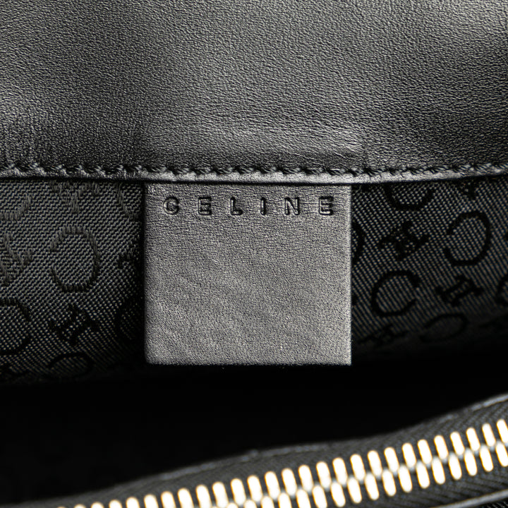 C Macadam Canvas Handbag Black - Gaby Paris