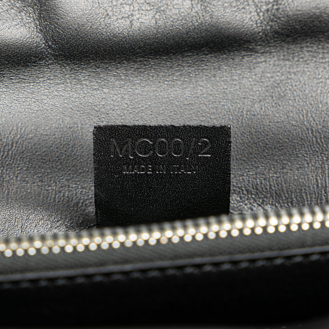 C Macadam Canvas Handbag Black - Gaby Paris