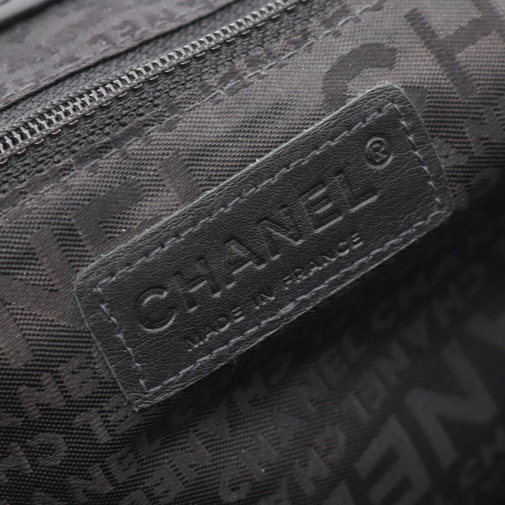 Lambskin Camellia Handbag Black - Gaby Paris