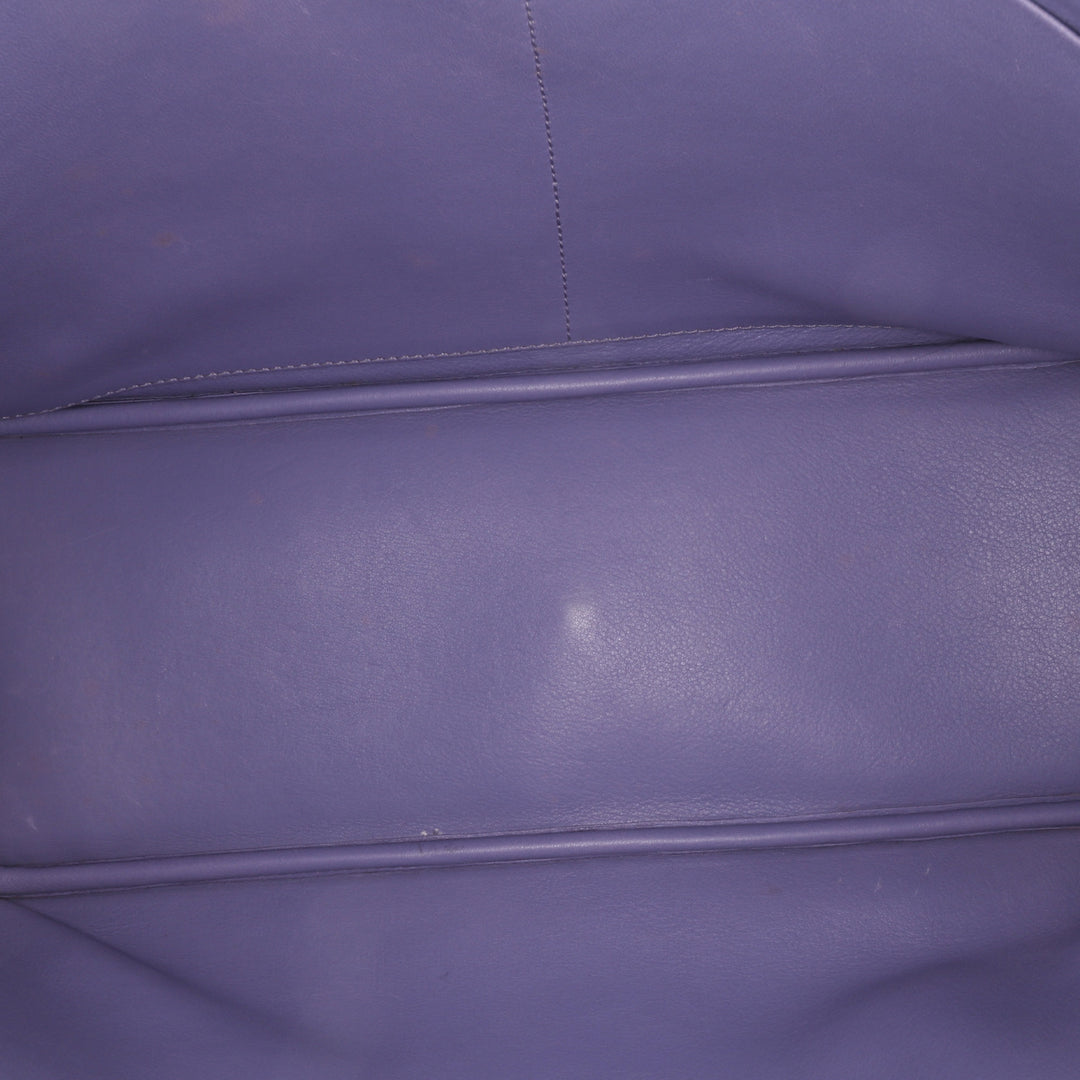 Medium Leather Diorissimo Satchel Purple - Gaby Paris