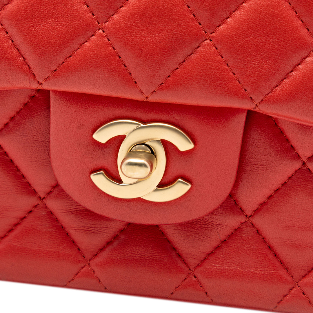 Chanel Classic Cuir d’agneau East West Simple rabat