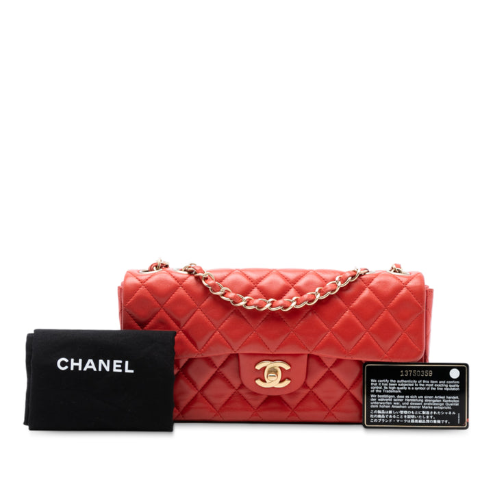 Chanel Classic Cuir d’agneau East West Simple rabat