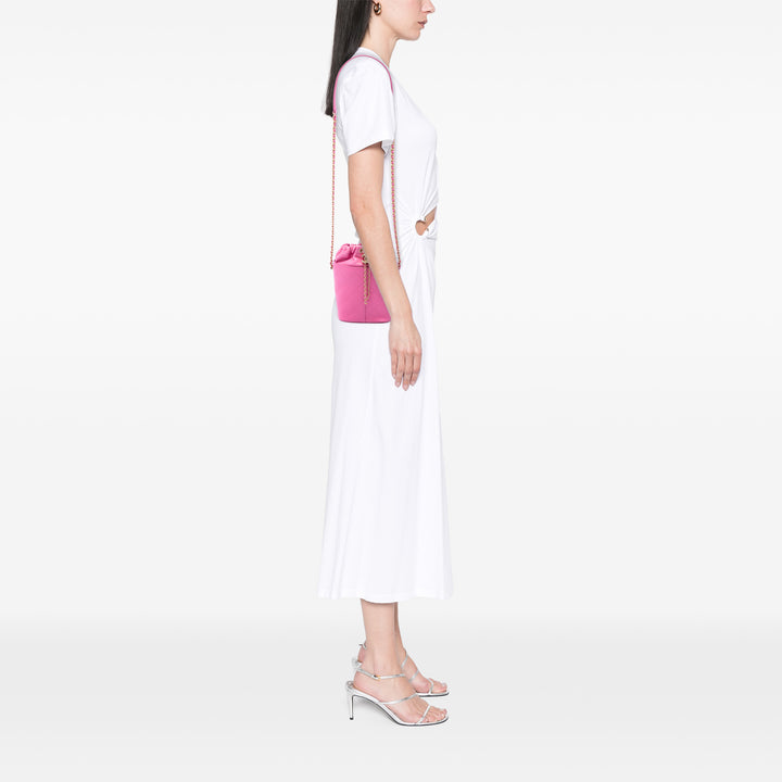 Chanel Sac seau CC Matelassé à cordon seau Petit Cuir caviar Rose – vue 6 – GABY PARIS