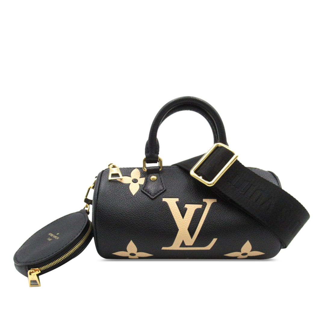 Bicolor Monogram Empreinte Giant Papillon BB Black - Gaby Paris