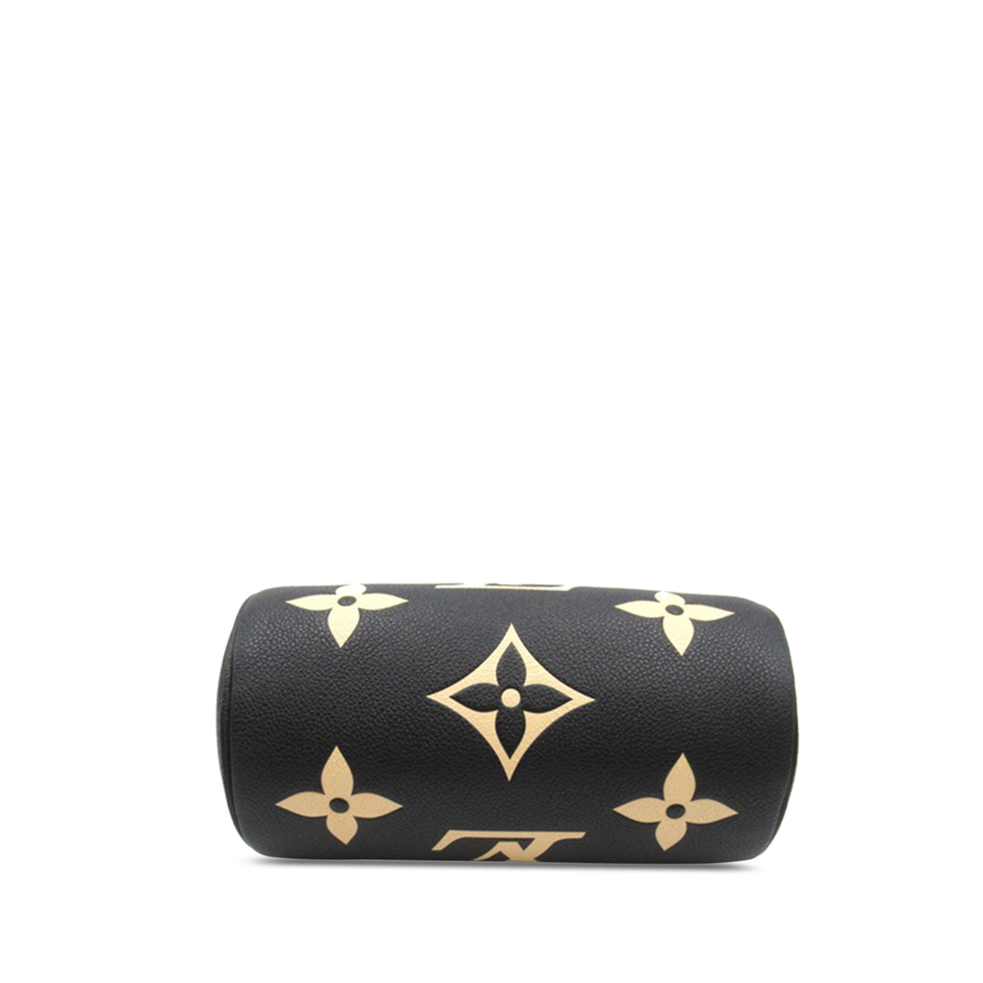 Louis Vuitton Bicolor Monogram Empreinte Giant Papillon BB Black - GABY PARIS