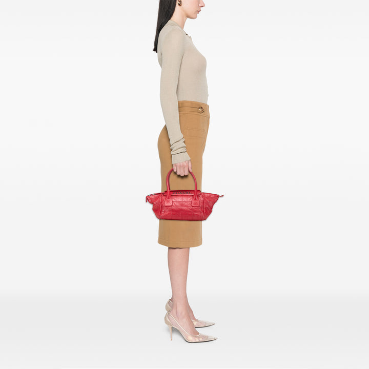 Chanel Carré Surpiqué Lax Sac Cuir d'agneau