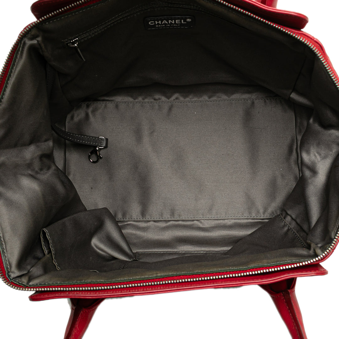 Chanel Carré Surpiqué Lax Sac Cuir d'agneau